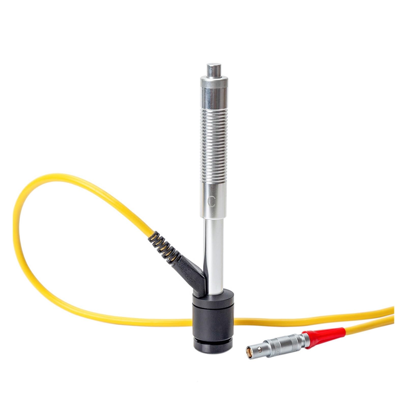 Qlnzagvfrde C Type Senor Hardness Tester, Portable Leeb Hardness Tester Metal Probe C-Type D+15 Dl G Test Measurement Physical Measuring Instruments Analysis Tools(C Type Senor)