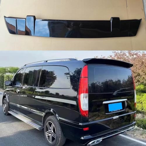 Glossy Black Car Rear Trunk Window Roof Spoiler Wing for Mercedes Benz Vito Viano W639 MPV 2003 2004 2005-2013 Body Styling Exterior Accessories