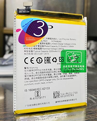 Image of Original BLP631 Battery for Oppo F3, F5, A77, F5 Youth {BLP631} 3200mAh