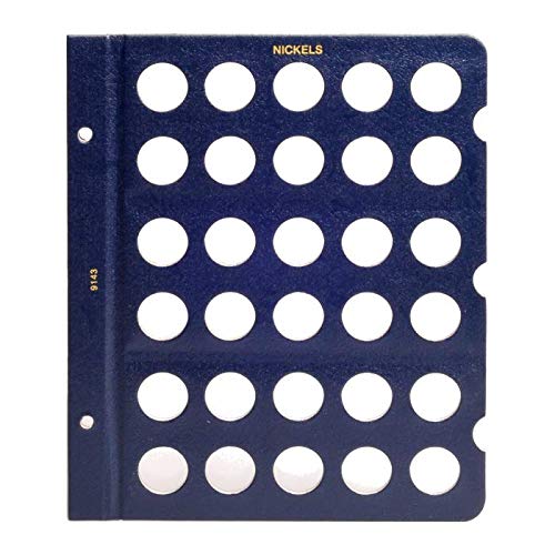 Whitman Nickel Album Blank Pages #4475
