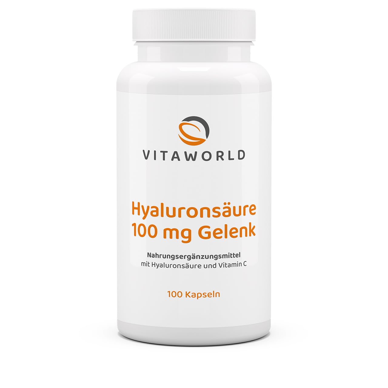3er Pack Vita World Hyaluron Säure 100mg Gelenk 3 x 100 Kapseln Vegan Made in Germany