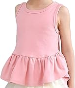（Bee） ビー ペプラムトップス ノースリーブ 子供服 キッズ ジュニア 女の子 無地 フリル 夏服 タンクトップ tcc01042-s30-1