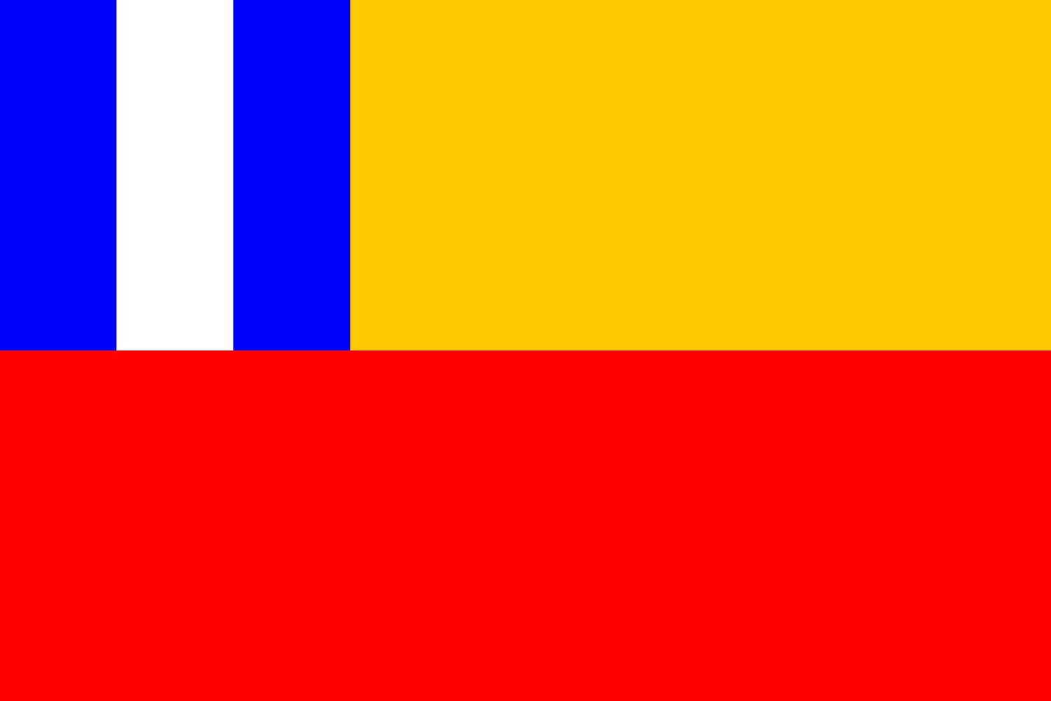 Drapeau Large Praha-Sterboholy pavillon horizontal armoiries république tchèque