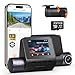 70mai Dash Cam Front and Rear A410, 2.5K+1080P Dual Dash Camera with HDR, Super Night Vision, F1.55 Aperture, 24H Parking Mode, Built-in Wi-Fi &amp; GPS, G-Sensor, Loop Recording, 64GB Card Included