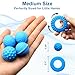 Sizobi Magnetic Fidget Balls Silicone Fidget Toys for Adults & Teens,4PCS Stress Relief Sensory Toys for Autism ADHD Anxiety,Quiet UFO Office Desk Stress Toys,Stocking Stuffers for Women Men Teen Gift