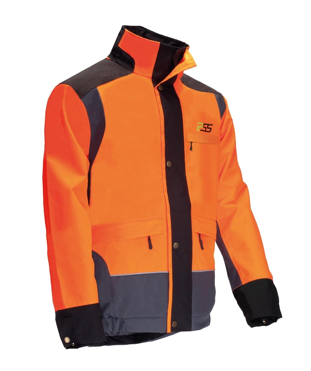 PSS Regenjacke wasserdicht X-treme Rain Orange/Grau Größe XL