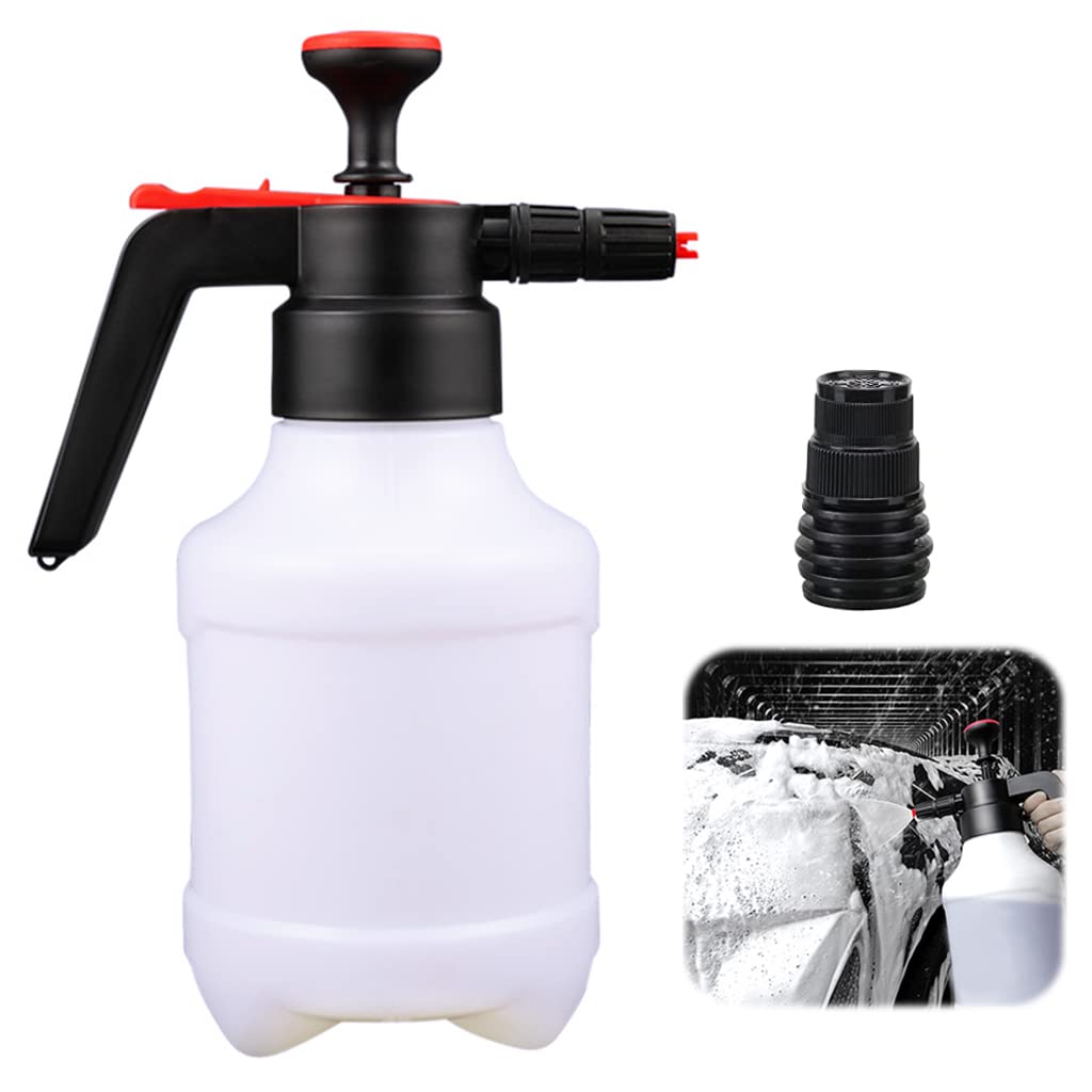 HASTHIP® 2L Foam Sprayer for Car Washing with 2 Nozzles, Hand Pressure