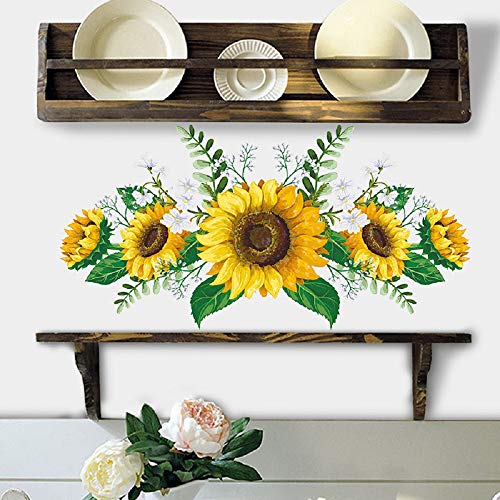 Vinilos decorativos de margaritas y girasoles miniatura 3