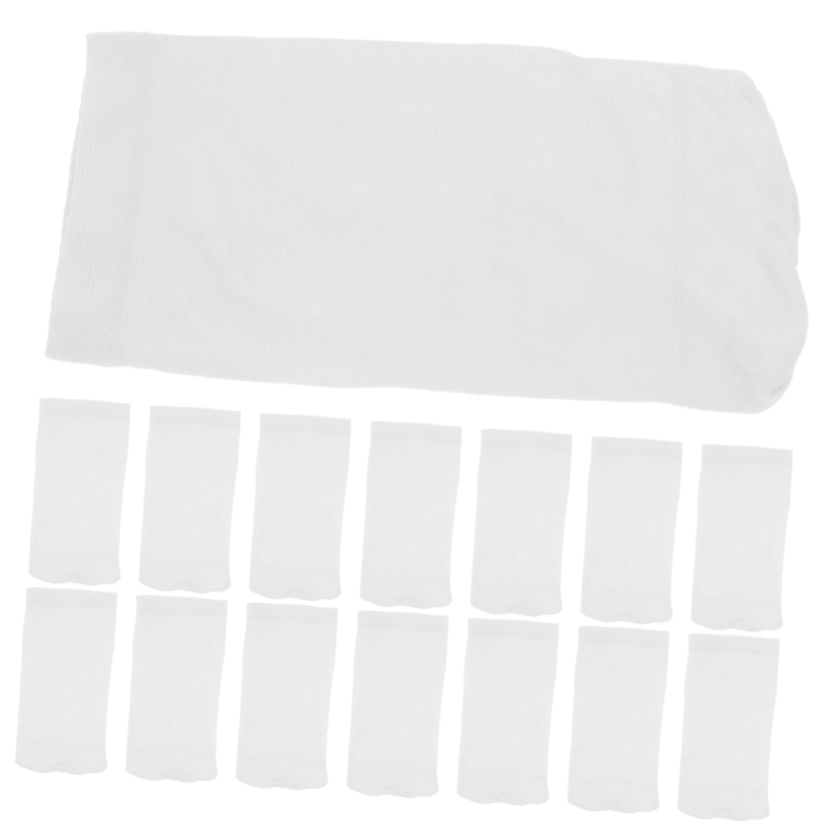 HANABASS 100piezas Calcetines para Filtración De Piscina Fáciles De Usar Limpiar y Capturar Residuos Agua De Acuarios y Piscinas Reutilizables y Desmontables