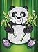 Sequin Art Red, Panda, Sparkling Arts and Crafts Picture Kit, Creative Crafts