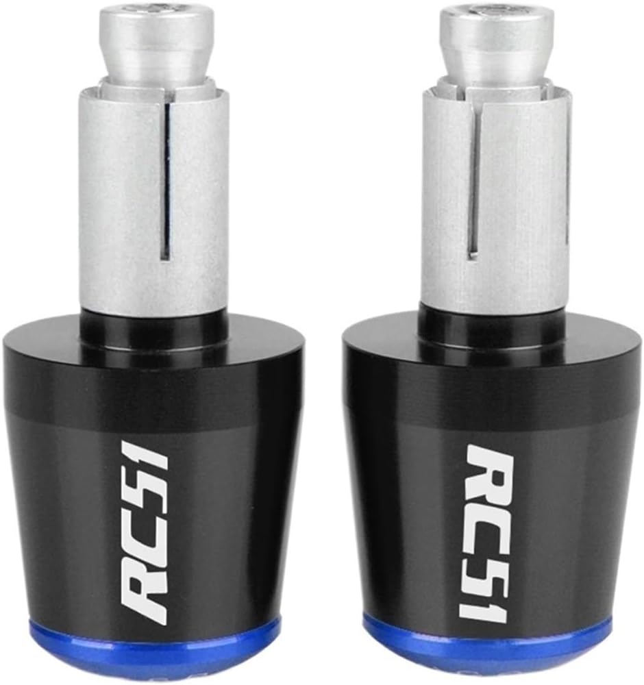 Bar Ends Motorcycle Accessories 7/8" 22MM Handlebar Hand Grips Handle Bar End Cap Compatible with Hon Da RC51 RC 51 RC-51 2000-2006