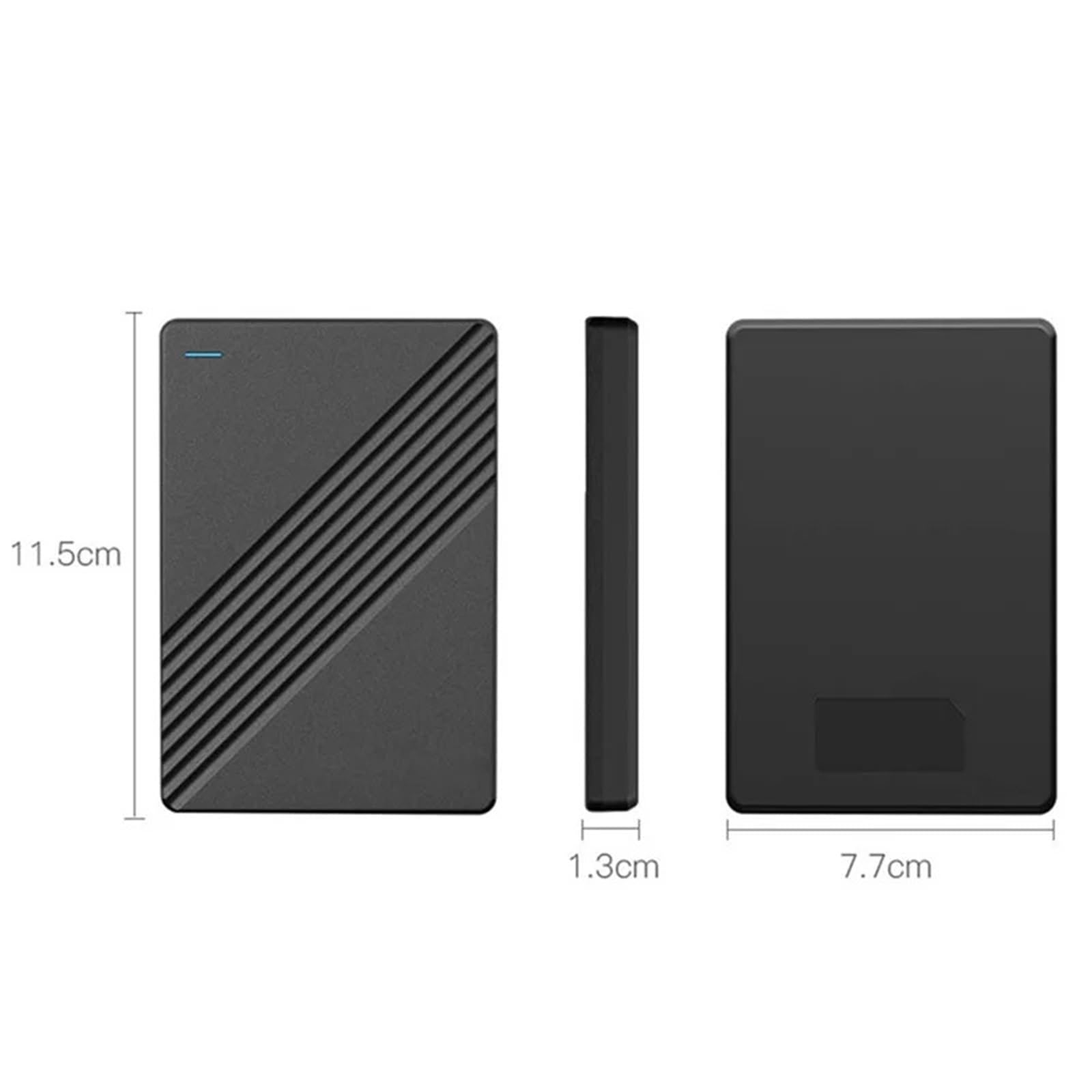 2,5-calowy zewnętrzny przenośny dysk twardy szybki USB 3.0 640 GB pamięci przenośny dysk twardy do laptopa komputera stacjonarnego trwały łatwy w użyciu