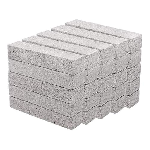 25 Pcs Pumice Stones Toilet Bowl Cleaner Pumice Stick Remove Hard Water Ring in Toilet, Pumice Stones for Cleaning, Household, Bath, Kitchen, Spass,Pools