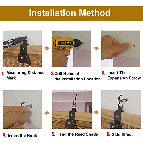 Outdoor Bamboo Blinds For Patio Roll Up Privacy Reed Roman Shades For Porch Light Filtering Sunscreen Roll Up Window Blind W38Xh63In W60Xh72In W72Xh72In Custom Bamboo Blinds Cordless Or With Lifter ( #TOP7