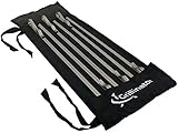 Grillinator Kabob Skewers Stainless Steel Kebab Maker Sticks 14 inch Shish Kababs, Set of 6 Replaces Wood Plastic & Bamboo Forks Rotisserie Rack & Grilling Baskets