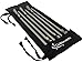 Grillinator Kabob Skewers Stainless Steel Kebab Maker Sticks 14 inch Shish Kababs, Set of 6 Replaces Wood Plastic & Bamboo Forks Rotisserie Rack & Grilling Baskets