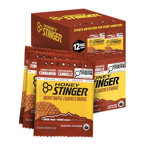Honey Stinger Gluten Free Organic Waffle - Cinnamon, Box of 12