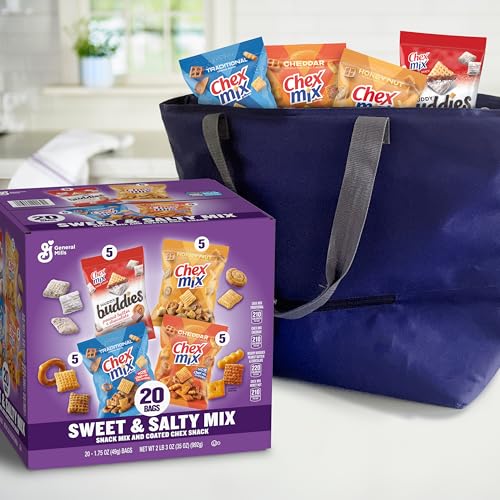 image for Sweet and Salty Snack Variety Pack, Muddy Buddies Peanut Butter and Ch