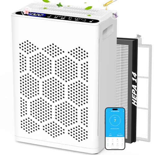 DAYETTE Air Purifiers for Home Large Room Up to 2400 Ft² with...