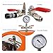 BACOENG Universal Vacuum Chamber Series: 2 Quart Stainless Steel Vacuum Chamber Kit, Vacuum Degassing Chamber for Resin, Silicone and Epoxies