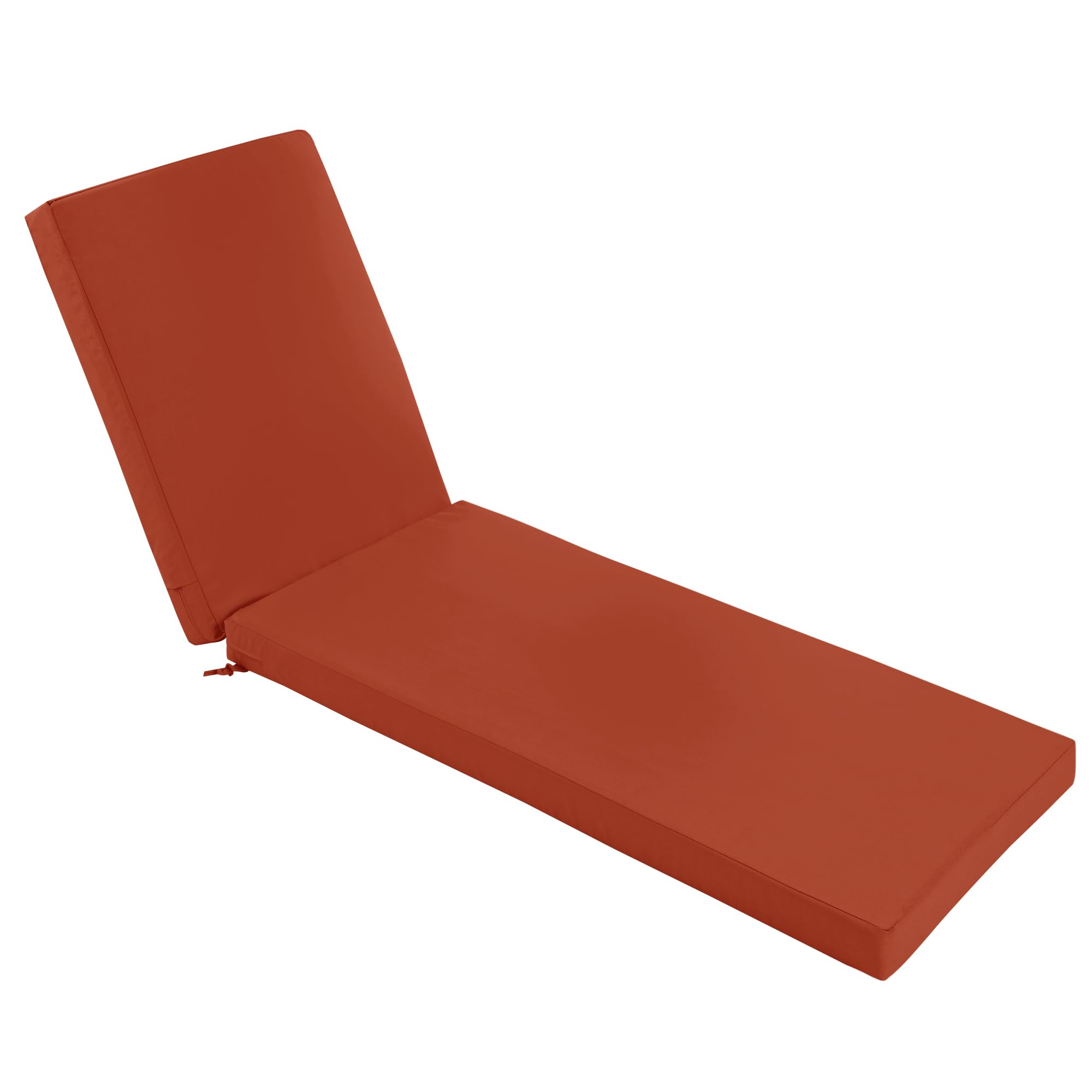 Summsun Chaise Lounge Cushions Outdoor - Waterproof and Fade Resistant Sun Lounger Replacement Cushions - Patio Lounger Pads with Removable Cover for Pool, Deck, Lawn, 72 x 21 x 3 Inch, Rust-image-23