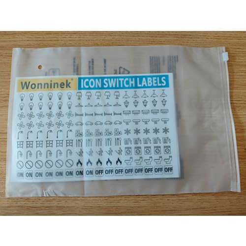 Wonninek 600Pcs Light Switch Labels Clear, Waterproof Electric Breaker Panel Label - Image 4