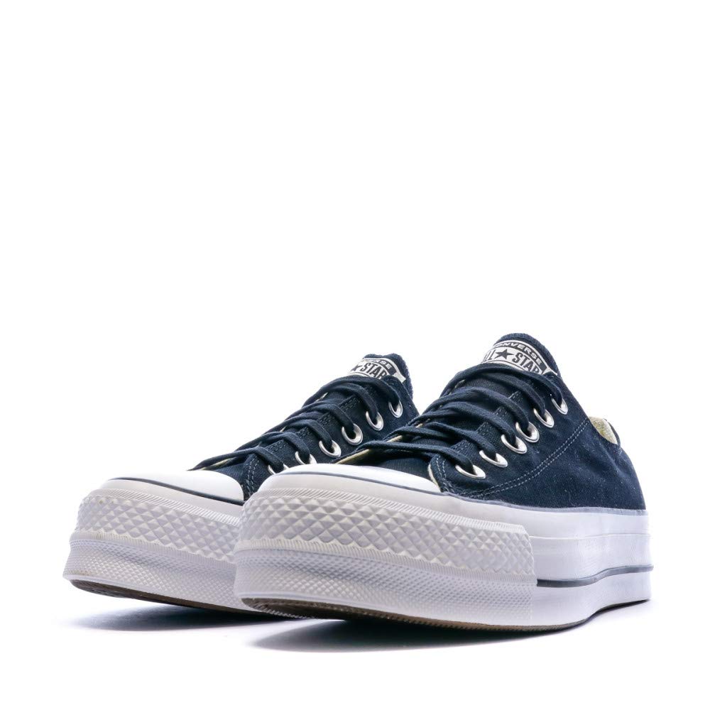 Converse Chuck Taylor All Star Lift Womens Black/White Ox Trainers-UK 4 / EU 36.5