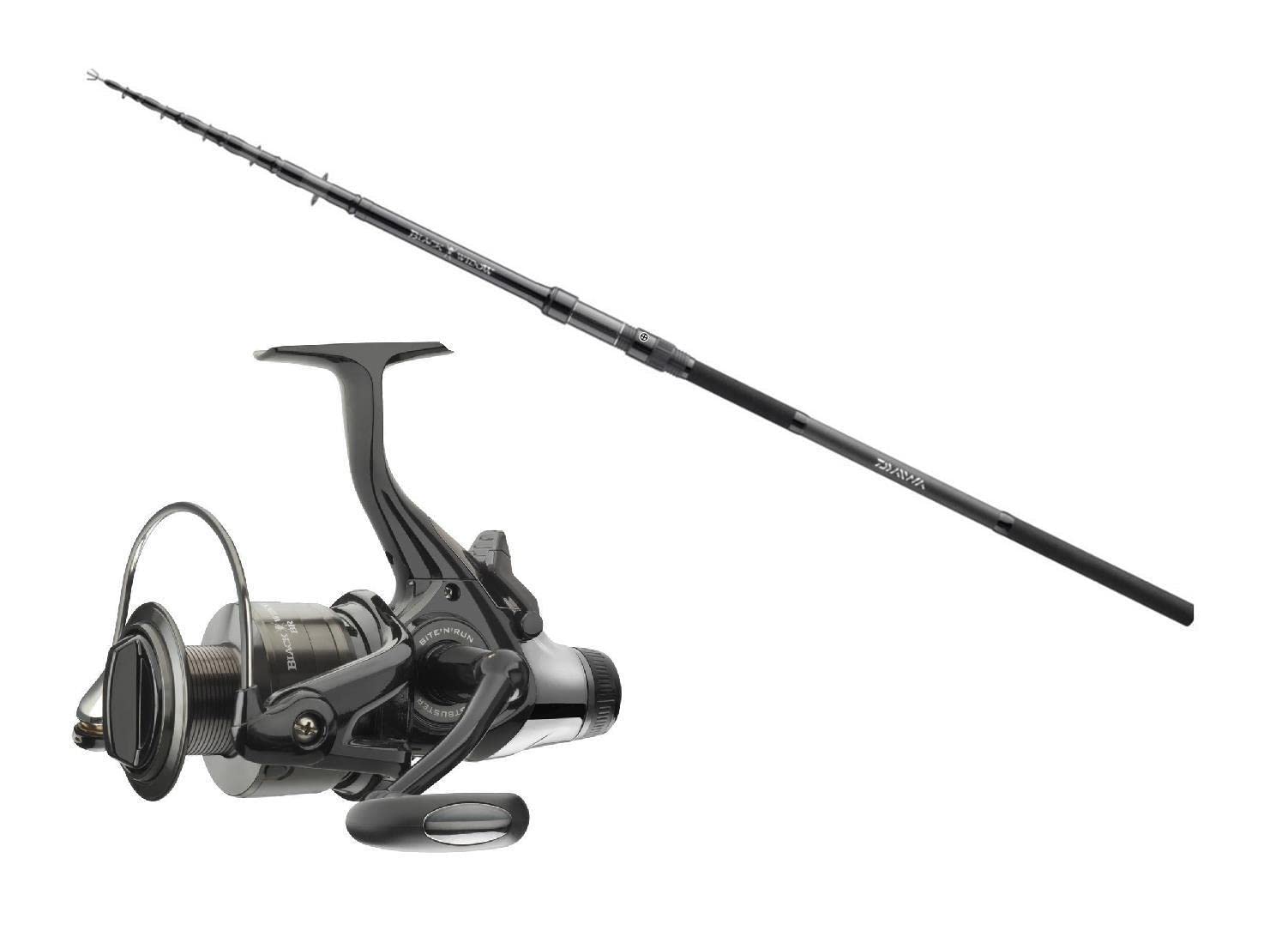 Black Widow Tele Combo Carp Fishing 3.9m + Reel Sports & Outdoors