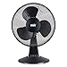 Price comparison product image ANSIO Desk Fan Portable 12 inch Oscillating Fan with 3 Speed Settings 30 Watts - Black Cooling Fan Suitable for Home and Office
