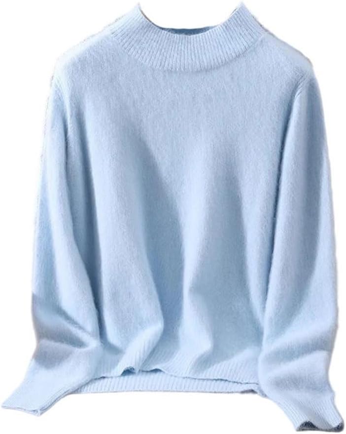 Women's Cashmere Sweater Double Side Slits Front Short Back Long Fall Winter Soft Casual Pullover