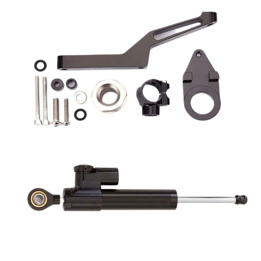 Kit Staffa Ammortizzatore di Sterzo Compatibile With ZX6R 636 600 2009 2010 2011 2012 2013 2014 2015 2016 2017 2018 2019 2020 2021 2022 2023 2024 2025(A)