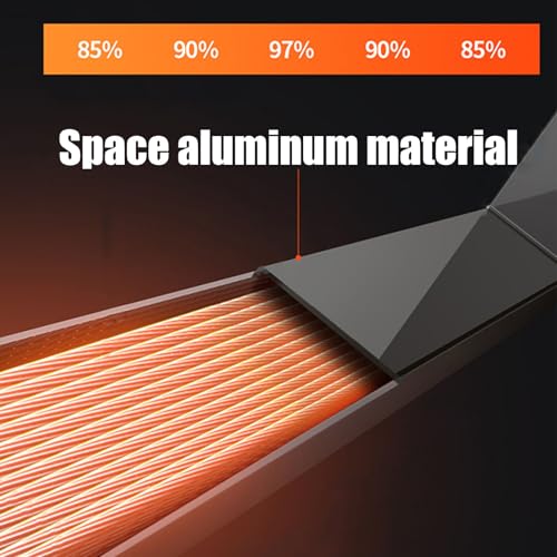 Toallero de pared elegante con control de temperatura de precisión 3
