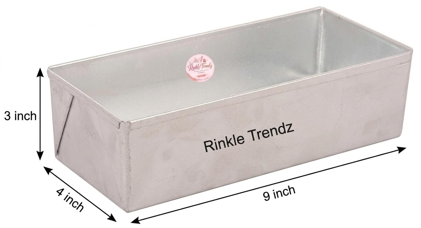 Aluminium Bread Mould Bread Tin Loaf Bread Tin - 9 inches - Big Siz — Amazon image 2