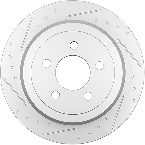 Miniatura 131 de SCITOO Juego de 2 frenos de freno ranurados traseros para Chrysler Town & Country, 08-16 para Dodge Grand Caravan, 09-13 para Dodge Journey, 12-15