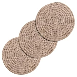 Trivetsforhotdishessetof3trivetsforhotpotsandpansheatresistantpotholdersstylishcoastersperfectforyourkitchen Urban Country Home Decor Trivets for hot dishes set of 3 trivets for hot pots and pans heat resistant pot holders stylish coasters perfect for your kitchen urban country home decor