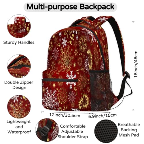 Sac à dos d'hiver flocon de neige pour transporter votre PC sans douleur - 2