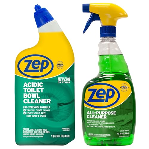 Zep Acidic Toilet Bowl Cleaner 32 oz (1 Unit) and