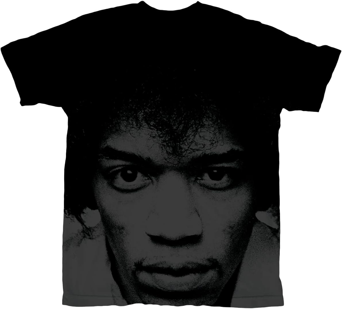 Jimi Hendrix Unisex-Adult Standard Mono Portrait All Over