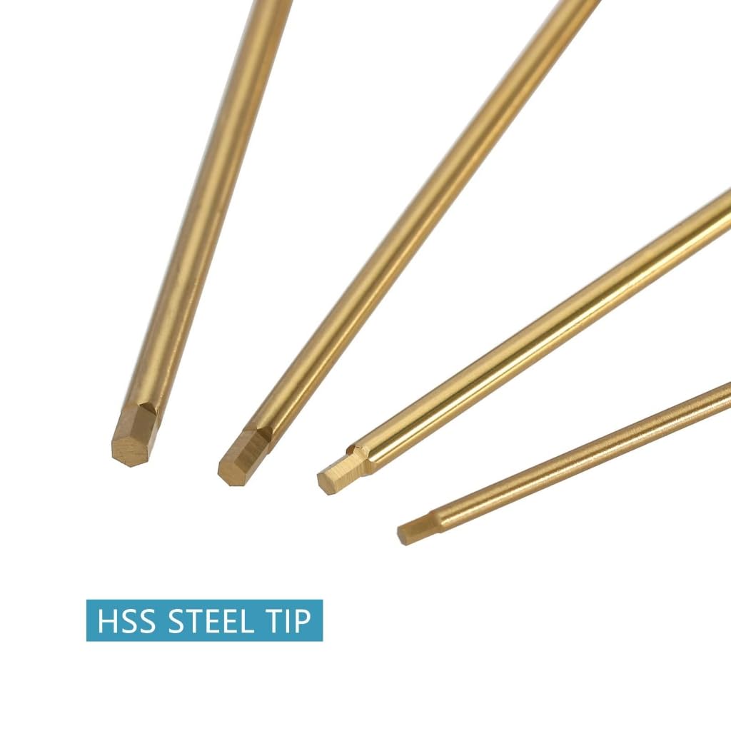 Lot de 4 tournevis hexagonaux avec poignée en nid d'abeille pour l'entretien de la voiture 1,5/2/2,5/3,0 mm
