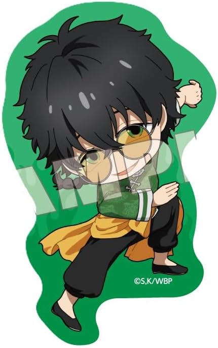 WIND BREAKER Die Cut Clear Sticker Kung Fu Deformed (Ten Turtle Bars)