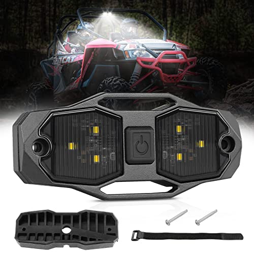 ACEC SHOP UTV Dome Light 12V Universal Roll Bar Mount LED Dome Light UTV Interior Light Utility Roll Cage Dome Light Bar Map Light Courtesy Light for UTV Polaris RZR Ranger SxS Wrangler Truck