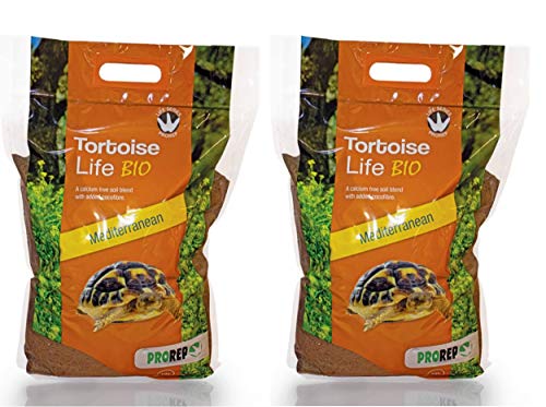 2 X 10 LTR PROREP TORTOISE LIFE BIO SUBSTRATE REPTILE SOIL BEDDING VIVARIUM
