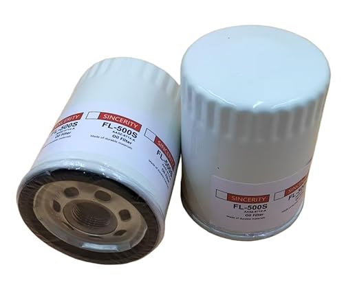 Sincerity (2PCS) FL500S Oil Filter Compatible with Ford Mustang,F-150,Explorer,Edge, Expedition, Flex,Fusion,Taurus,Transit, Replaces FL-500S, AA5Z-6714-A (AA5Z6714A), 57502.