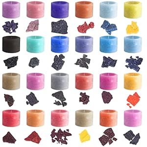 WANGZAIZAI Kerzen Farbstoffe 10 Farbe x 5 g, Kerzen Wachs Farbstoffe für DIY, Kerzenherstellung, Kerze Dye für Paraffin…