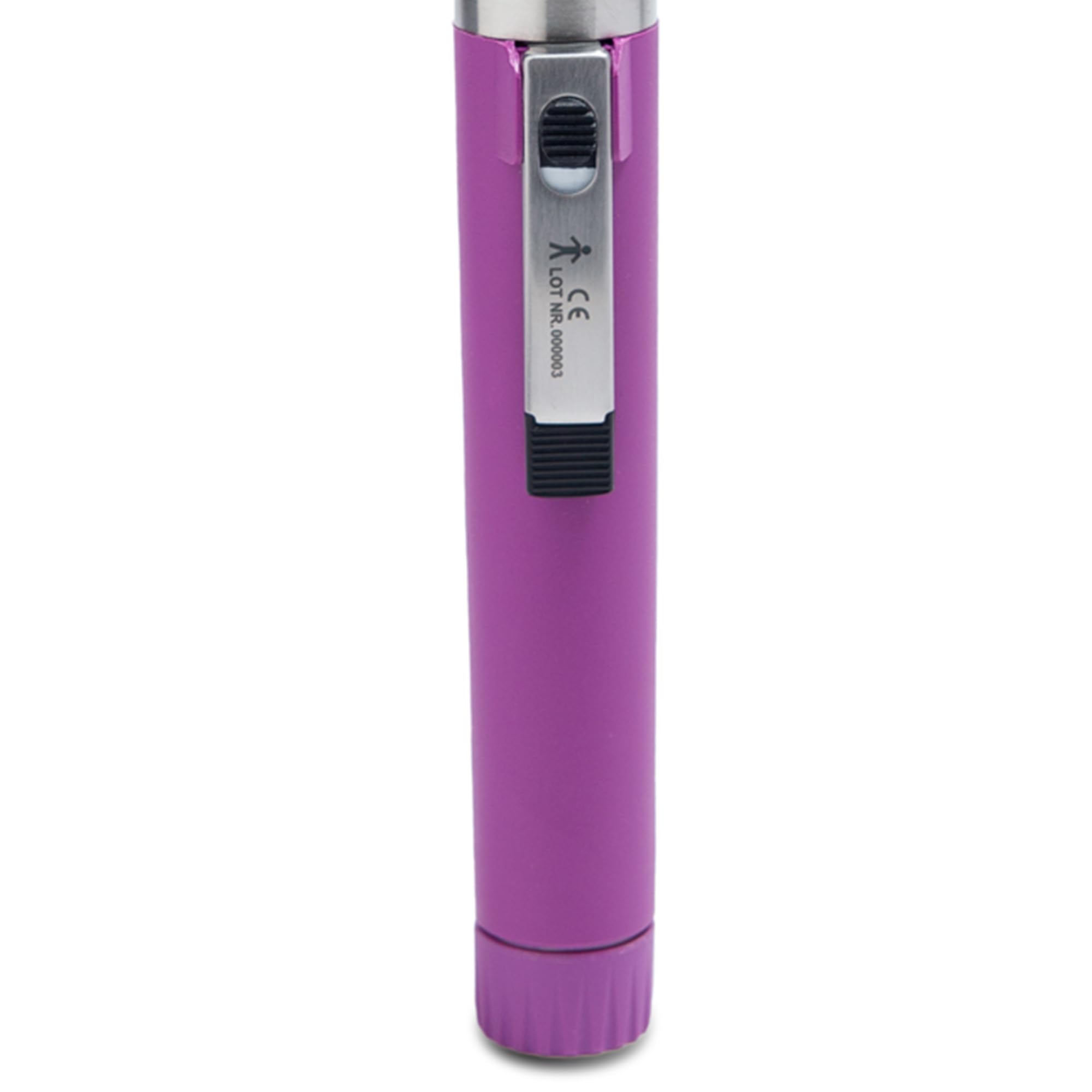 GIMA Otoscopio SIGMA C con luz LED, en bolsita portable para utilización, Otoscopio con ampliación, para ORL, Oftalmología, Niños, Adultos, Animales Domésticos (Violeta) + 14 espéculos, violeta