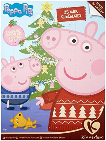 Kinnerton Nut Free Peppa Pig Chocolate Advent Calendar 90g