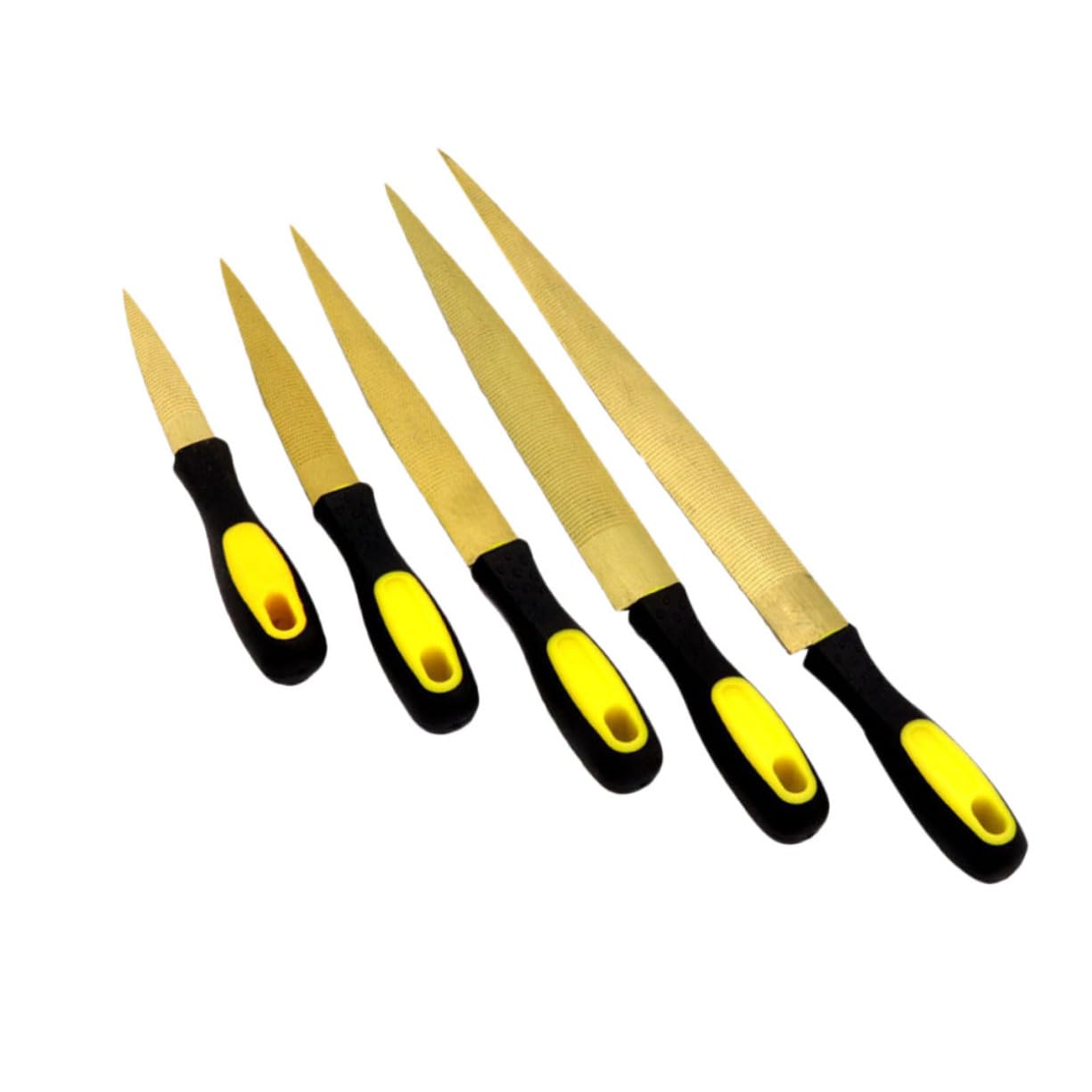 balacoo 5pcs Wood Rasp File Set Machinist File Set Wood Carving Steel Woodworking Tools Ergonomic Handle Diy Craft