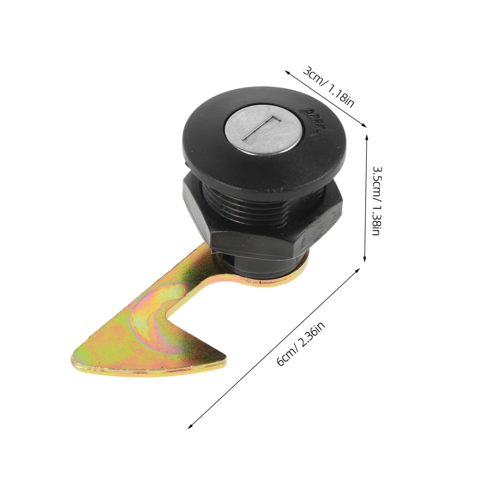 FUNOMOCYA 1 Set Electric Scooter Trunk Lock with Key Easy Installation Zinc Alloy Motorcycle Tail Lock Kit for Secure Storage