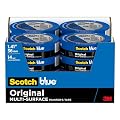 Scotch Painter's Tape Original Multi-Surface Painter's Tape, 1.41 Inches x 60 Yards, 16 Rolls, Blue, Tape Protects Surfaces and Removes Easily, Multi-Surface Painting Tape for Indoor and Outdoor Use