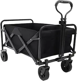 Carrinho de Transporte Dobrável Reforçado para ser usando em Camping, Mudanças, Compras, Praia, Resistente